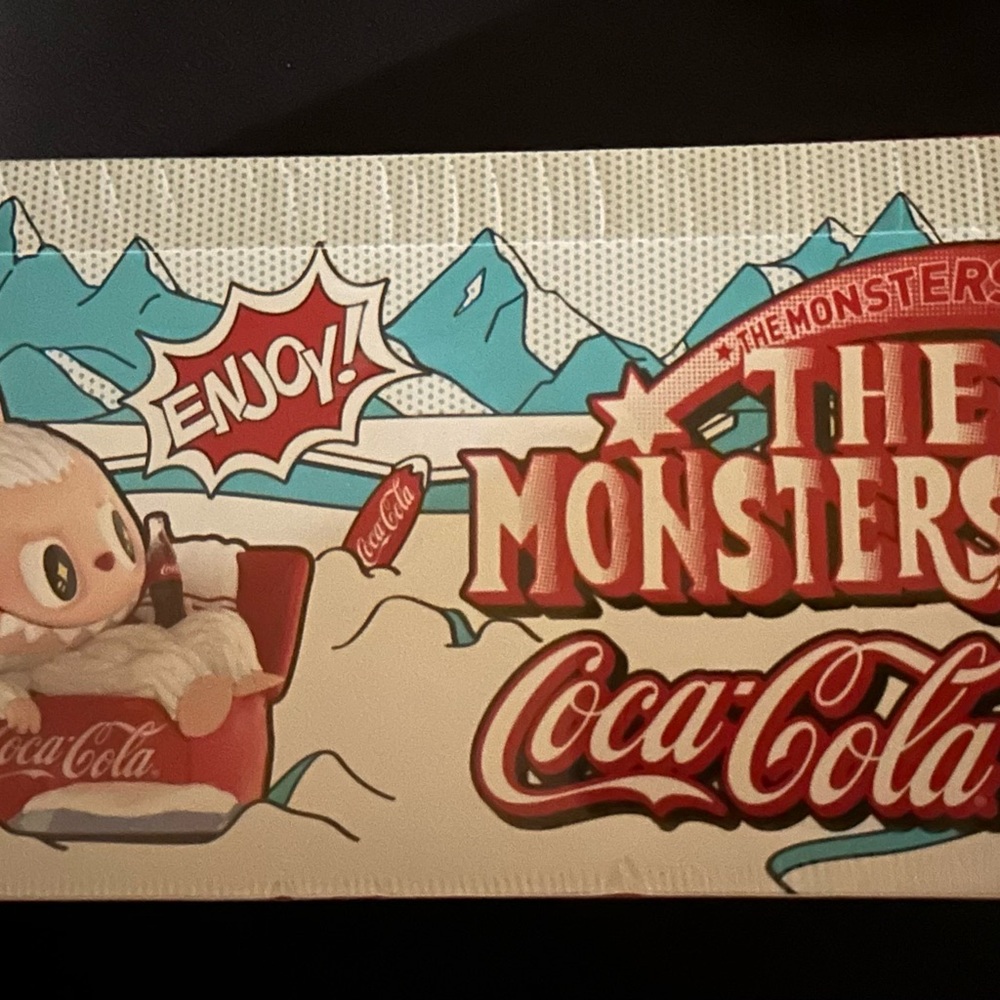 Labubu Coca-Cola Set - The Monsters Edition Box - Red, White, and Blue